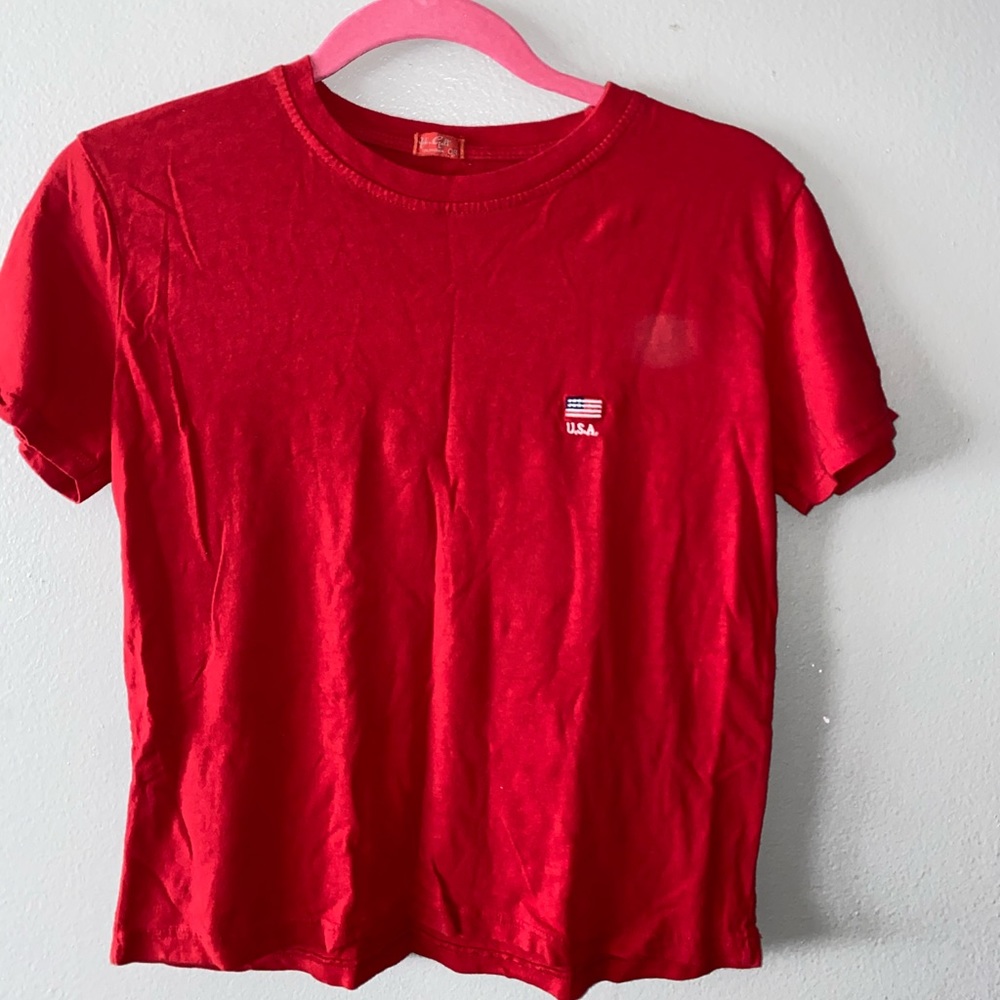 Brandy Melville USA Red T-Shirt
